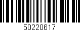 Código de barras (EAN, GTIN, SKU, ISBN): '50220617'
