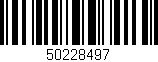 Código de barras (EAN, GTIN, SKU, ISBN): '50228497'