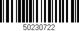 Código de barras (EAN, GTIN, SKU, ISBN): '50230722'