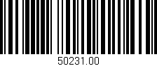 Código de barras (EAN, GTIN, SKU, ISBN): '50231.00'