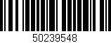 Código de barras (EAN, GTIN, SKU, ISBN): '50239548'