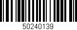 Código de barras (EAN, GTIN, SKU, ISBN): '50240139'