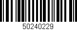 Código de barras (EAN, GTIN, SKU, ISBN): '50240229'