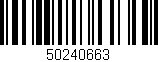 Código de barras (EAN, GTIN, SKU, ISBN): '50240663'