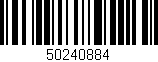 Código de barras (EAN, GTIN, SKU, ISBN): '50240884'