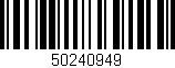 Código de barras (EAN, GTIN, SKU, ISBN): '50240949'