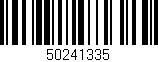 Código de barras (EAN, GTIN, SKU, ISBN): '50241335'