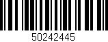 Código de barras (EAN, GTIN, SKU, ISBN): '50242445'