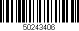 Código de barras (EAN, GTIN, SKU, ISBN): '50243406'
