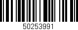 Código de barras (EAN, GTIN, SKU, ISBN): '50253991'