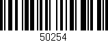 Código de barras (EAN, GTIN, SKU, ISBN): '50254'