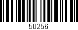 Código de barras (EAN, GTIN, SKU, ISBN): '50256'