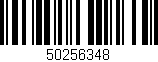 Código de barras (EAN, GTIN, SKU, ISBN): '50256348'