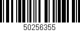 Código de barras (EAN, GTIN, SKU, ISBN): '50256355'