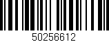 Código de barras (EAN, GTIN, SKU, ISBN): '50256612'