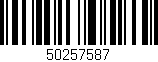 Código de barras (EAN, GTIN, SKU, ISBN): '50257587'