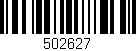 Código de barras (EAN, GTIN, SKU, ISBN): '502627'