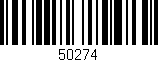 Código de barras (EAN, GTIN, SKU, ISBN): '50274'
