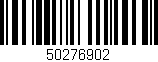 Código de barras (EAN, GTIN, SKU, ISBN): '50276902'