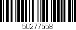 Código de barras (EAN, GTIN, SKU, ISBN): '50277558'