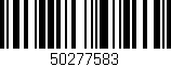 Código de barras (EAN, GTIN, SKU, ISBN): '50277583'