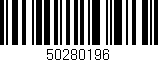 Código de barras (EAN, GTIN, SKU, ISBN): '50280196'