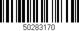 Código de barras (EAN, GTIN, SKU, ISBN): '50283170'