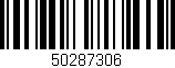 Código de barras (EAN, GTIN, SKU, ISBN): '50287306'