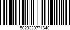 Código de barras (EAN, GTIN, SKU, ISBN): '5029320771648'