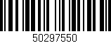 Código de barras (EAN, GTIN, SKU, ISBN): '50297550'
