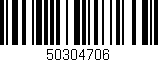 Código de barras (EAN, GTIN, SKU, ISBN): '50304706'