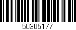 Código de barras (EAN, GTIN, SKU, ISBN): '50305177'