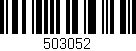 Código de barras (EAN, GTIN, SKU, ISBN): '503052'
