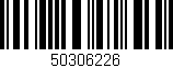 Código de barras (EAN, GTIN, SKU, ISBN): '50306226'