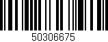 Código de barras (EAN, GTIN, SKU, ISBN): '50306675'