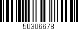 Código de barras (EAN, GTIN, SKU, ISBN): '50306678'