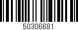 Código de barras (EAN, GTIN, SKU, ISBN): '50306681'