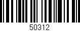 Código de barras (EAN, GTIN, SKU, ISBN): '50312'
