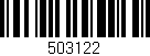 Código de barras (EAN, GTIN, SKU, ISBN): '503122'