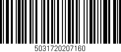 Código de barras (EAN, GTIN, SKU, ISBN): '5031720207160'