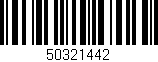 Código de barras (EAN, GTIN, SKU, ISBN): '50321442'