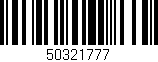Código de barras (EAN, GTIN, SKU, ISBN): '50321777'
