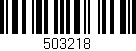 Código de barras (EAN, GTIN, SKU, ISBN): '503218'