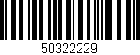 Código de barras (EAN, GTIN, SKU, ISBN): '50322229'
