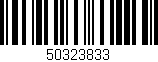 Código de barras (EAN, GTIN, SKU, ISBN): '50323833'