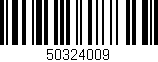 Código de barras (EAN, GTIN, SKU, ISBN): '50324009'