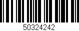 Código de barras (EAN, GTIN, SKU, ISBN): '50324242'
