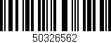 Código de barras (EAN, GTIN, SKU, ISBN): '50326562'
