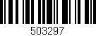 Código de barras (EAN, GTIN, SKU, ISBN): '503297'