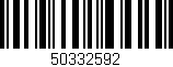 Código de barras (EAN, GTIN, SKU, ISBN): '50332592'